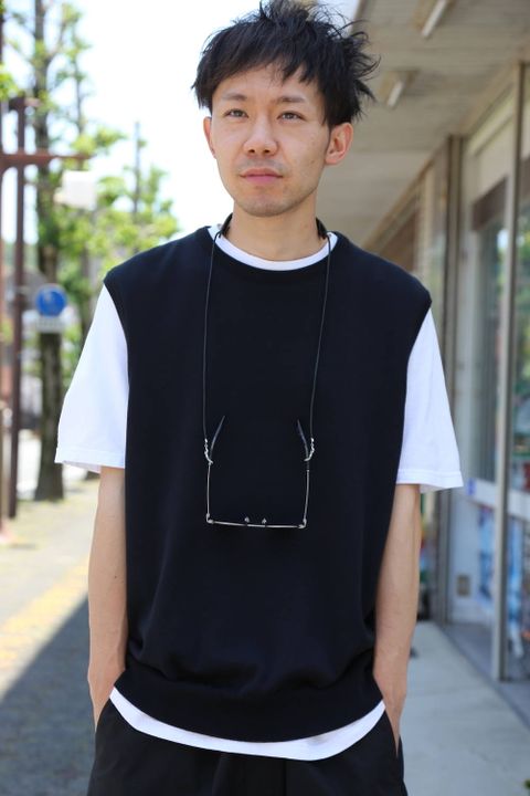 Graphpaper Suvin Vest"BLACK"Style.2020.6.7.