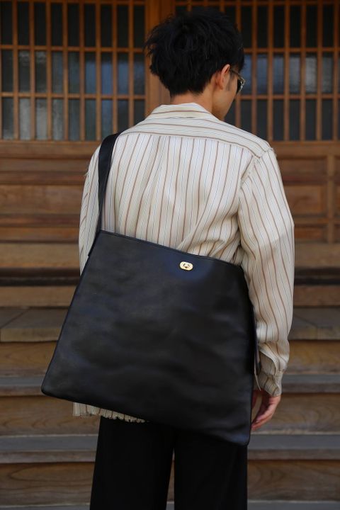 YOKE OVERSIZED STRIPE SHIRTS"BEIGE" Style.2020.6.16.