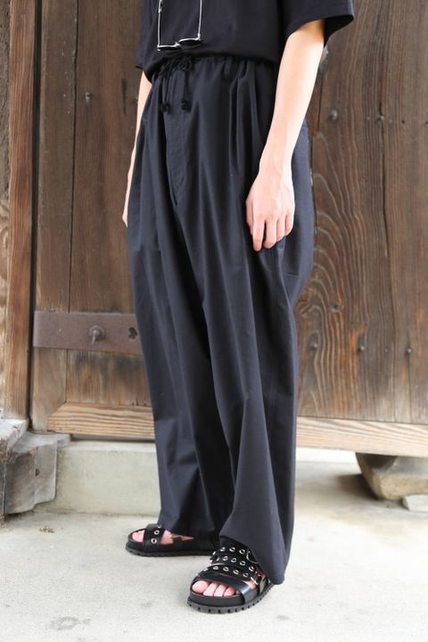 yohji yamamoto pour Homme 2020A/W Y BSヒモP(HR-P12-005)BLACK style.2020.6.28.