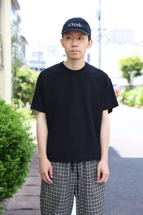 Dulcamara アシンメトリーショートスリーブT"BLACK"Style.2020.6.9.