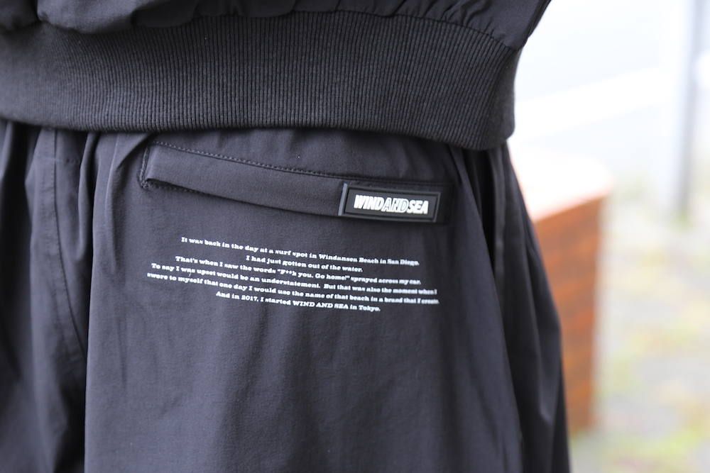 WIND AND SEA WDS NYLON  SET UP "BLACK"Style.2020.6.5.