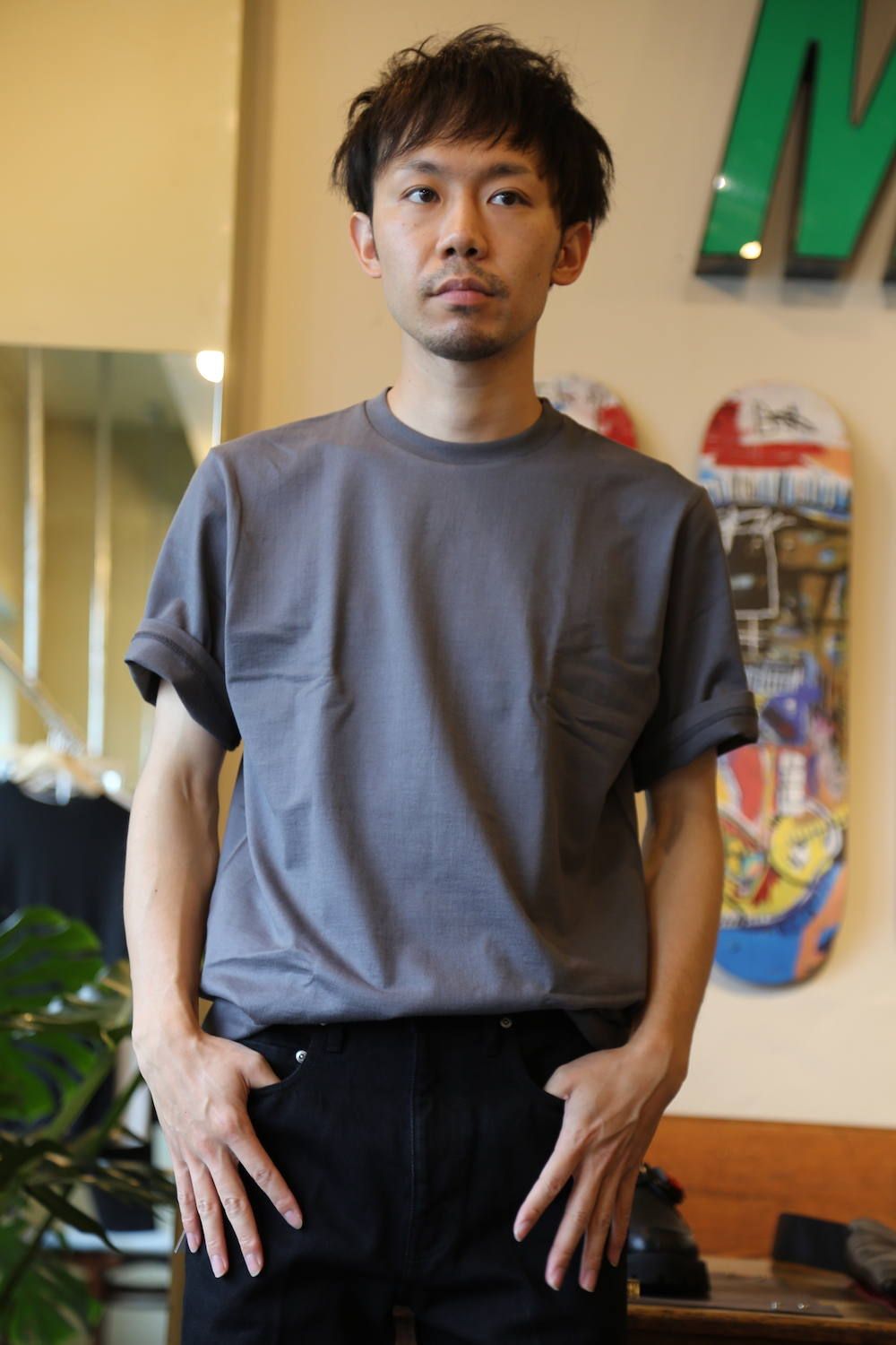 JieDa OW FLARE DENIM PANTS 