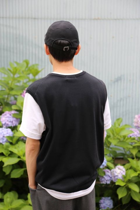 Graphpaper Suvin Vest"BLACK"Style.2020.6.29.