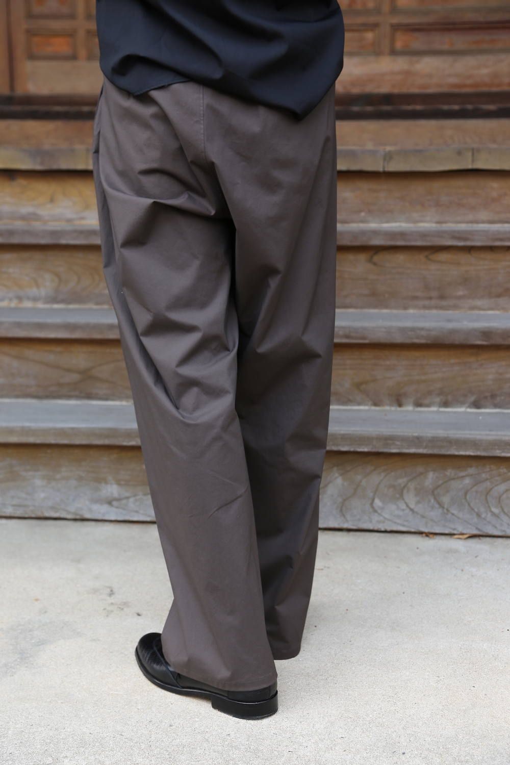 Graphpaper Stretch Typewriter Wide Chef pants