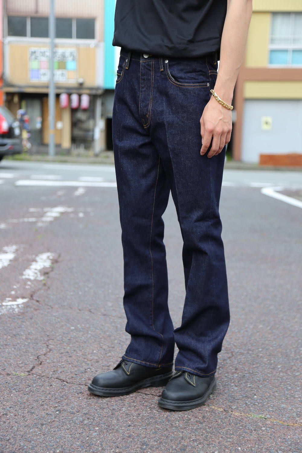 JieDa OW FLARE DENIM PANTS iPhone OW Jieda FLARE インディゴ 新品 サイズ1 PANTS デニム/ジーンズ