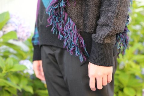 KIDILL 2020 A/W Collection Destroy Argyle Tartan Pullover Knit style.2020.6.26.