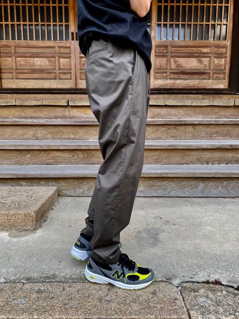 Graphpaper Stretch Typewriter Slim Chef Pants "GRAY"Style.2020.6.28.