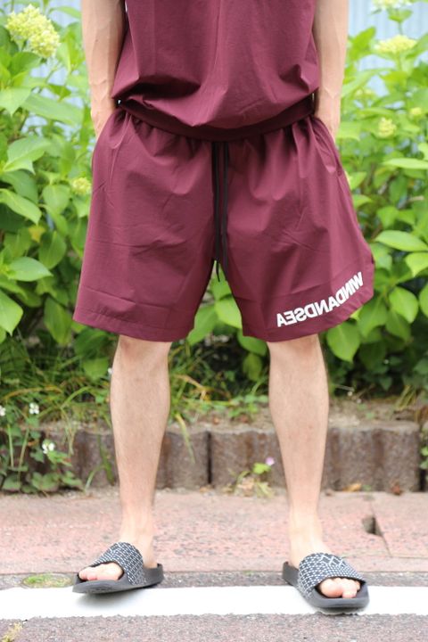 WIND AND SEA WDS NYLON  SET UP"BURGUNDY"Style.2020.6.5.