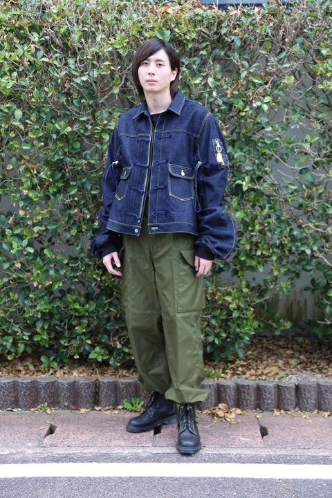 KIDILL 2020AW Kung-Fu Denim Jacket(KL450) "indigo×Navy" style.2020.6.21.