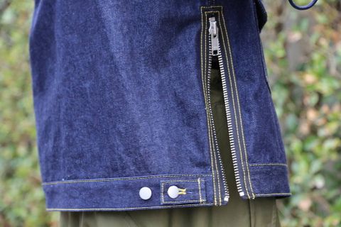 KIDILL 2020AW Kung-Fu Denim Jacket(KL450) "indigo×Navy" style.2020.6.21.