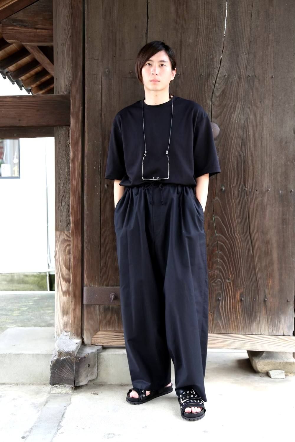 yohji yamamoto pour Homme 2020A/W Y BSヒモP(HR-P12-005)BLACK style