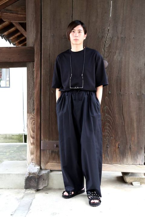 yohji yamamoto pour Homme 2020A/W Y BSヒモP(HR-P12-005)BLACK style.2020.6.28.