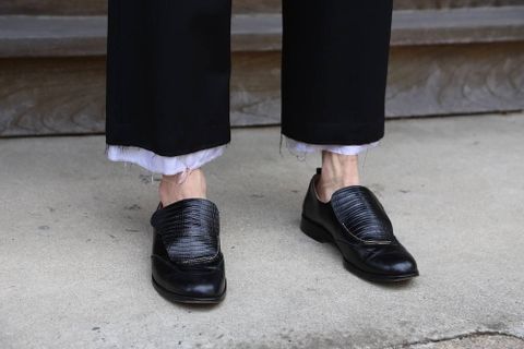 sulvam Gabardine classic Set up"BLK"Style.2020.6.21.