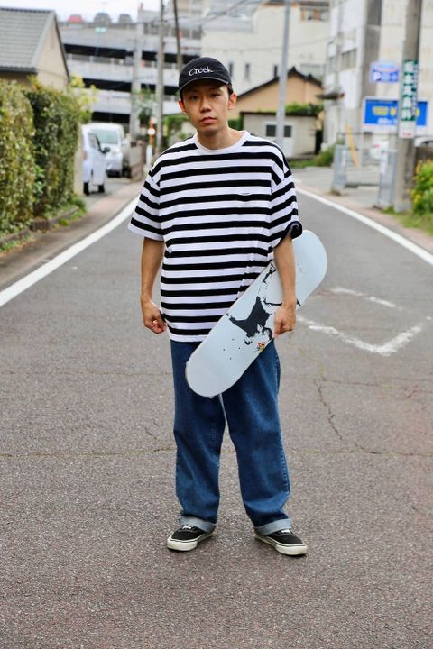 Graphpaper Border S/S Pocket Tee Style.2020.6.30