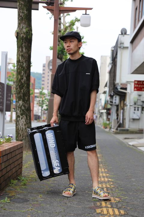 WIND AND SEA WDS NYLON  SET UP "BLACK"Style.2020.6.5.