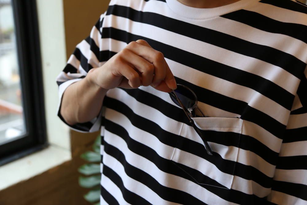 Graphpaper Border S/S Pocket Tee Style.2020.6.1.
