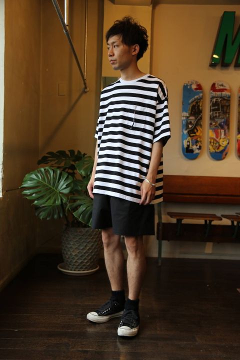Graphpaper Border S/S Pocket Tee Style.2020.6.1.