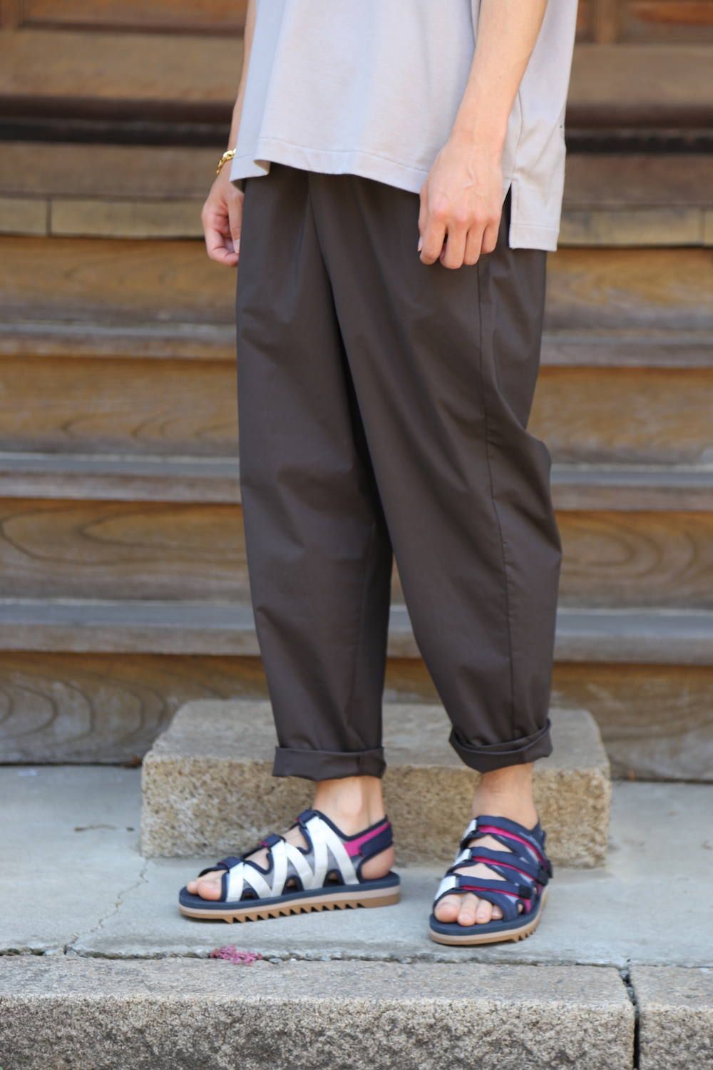 Dulcamara アシンメトリーショートスリーブT"GRAY"Style.2020.6.7.