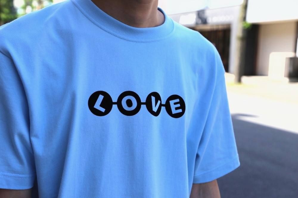 POGGYTHEMAN POGGYTHEMAN LOVE T-SHIRTS"BLUE"Style.2020.6.2.