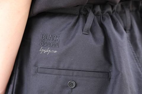 yohji yamamoto pour Homme 2020A/W Y BSヒモP(HR-P12-005)BLACK style.2020.6.28.