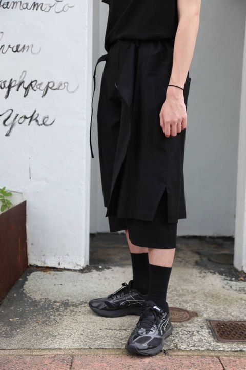 yohji yamamoto  pour Homme 2020A/W Y BSラップP(HR-P11-005)BLACK style.2020.6.19.