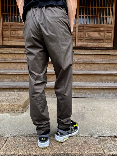 Graphpaper Stretch Typewriter Slim Chef Pants "GRAY"Style.2020.6.28.