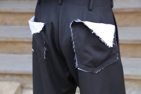 sulvam Gabardine classic Set up"BLK"Style.2020.6.21.