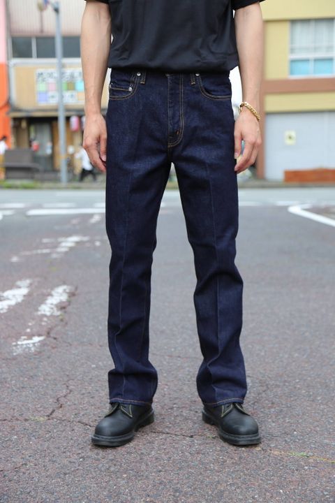 JieDa OW FLARE DENIM PANTS"INDIGO"Style.2020.6.12.
