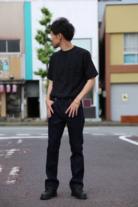JieDa OW FLARE DENIM PANTS"INDIGO"Style.2020.6.12.