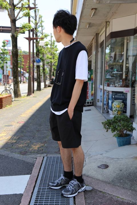 Graphpaper Suvin Vest"BLACK"Style.2020.6.7.