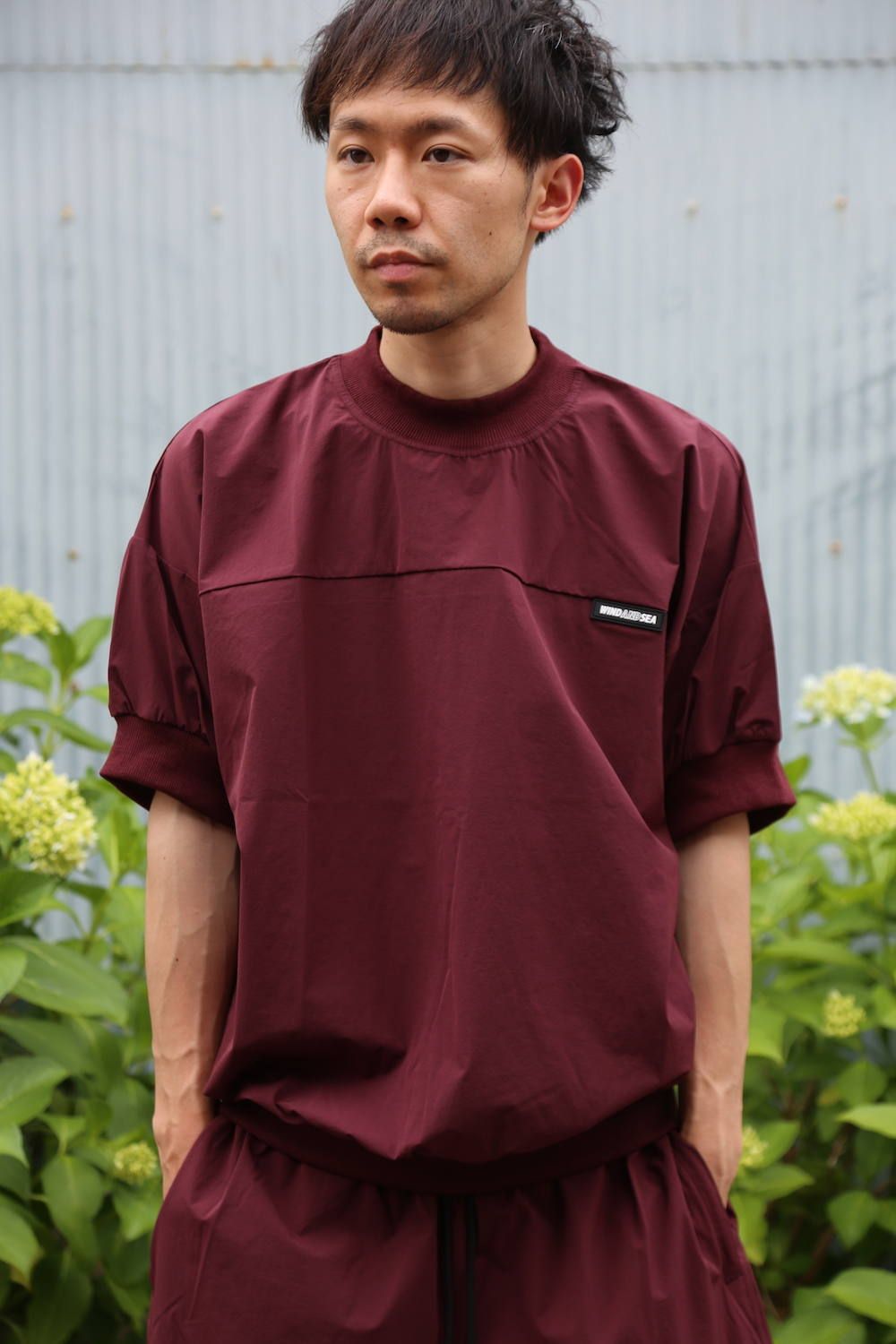 WIND AND SEA WDS NYLON  SET UP"BURGUNDY"Style.2020.6.5.