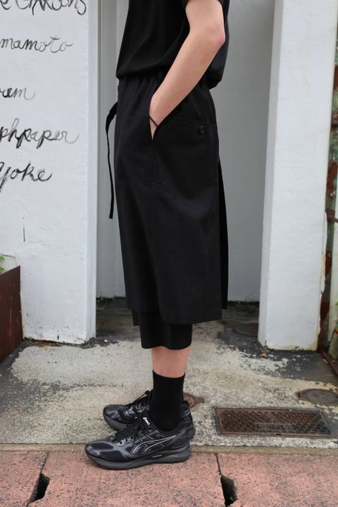 yohji yamamoto  pour Homme 2020A/W Y BSラップP(HR-P11-005)BLACK style.2020.6.19.