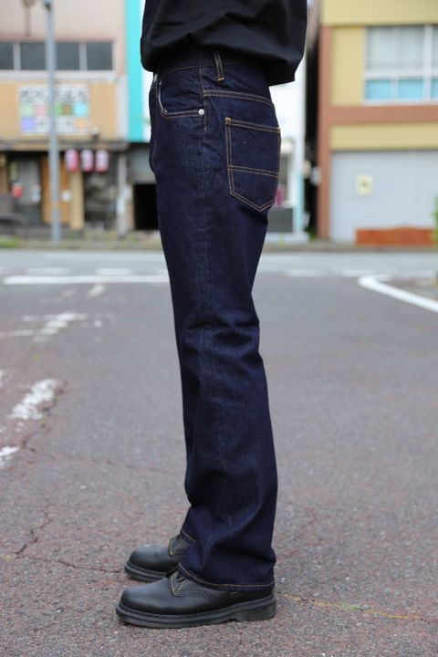 JieDa OW FLARE DENIM PANTS"INDIGO"Style.2020.6.12.