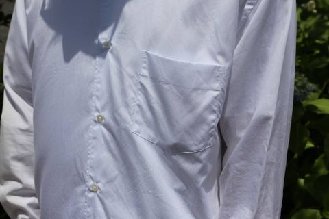 Graphpaper Broad Regular-Collar Shirts"WHITE"Style.2020.6.9.