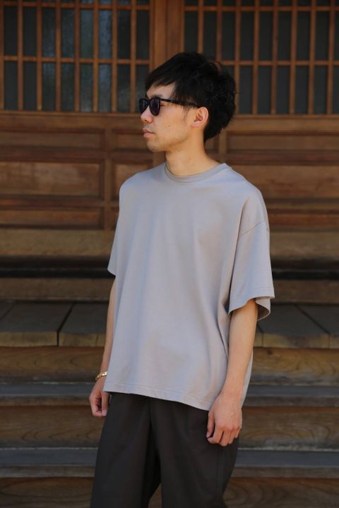 Dulcamara アシンメトリーショートスリーブT"GRAY"Style.2020.6.7.