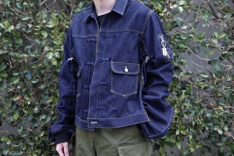 KIDILL 2020AW Kung-Fu Denim Jacket(KL450) "indigo×Navy" style.2020.6.21.