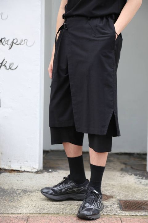 yohji yamamoto  pour Homme 2020A/W Y BSラップP(HR-P11-005)BLACK style.2020.6.19.