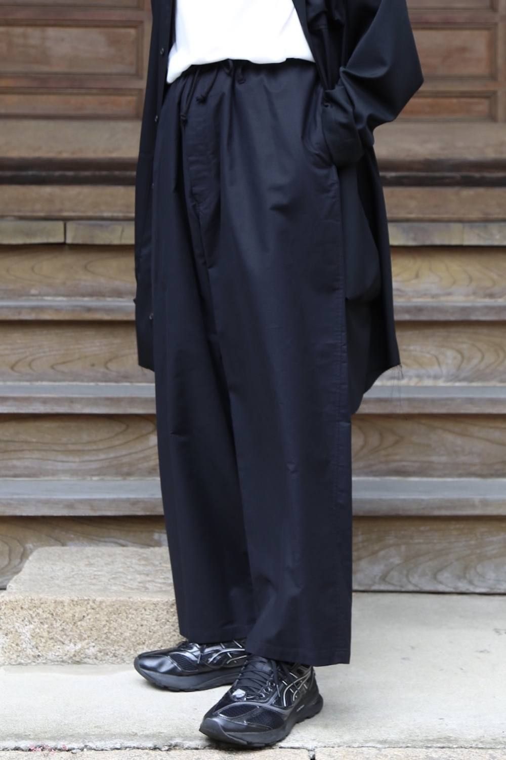 yohji yamamoto pour Homme 2020A/W Y BSヒモP(HR-P12-005)BLACK style.2020.6.19.
