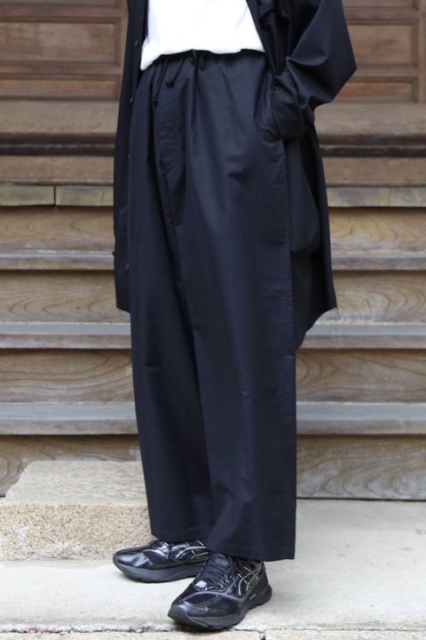 yohji yamamoto pour Homme 2020A/W Y BSヒモP(HR-P12-005)BLACK style.2020.6.19.