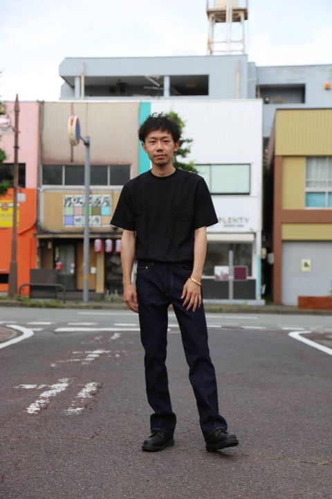 JieDa OW FLARE DENIM PANTS"INDIGO"Style.2020.6.12.