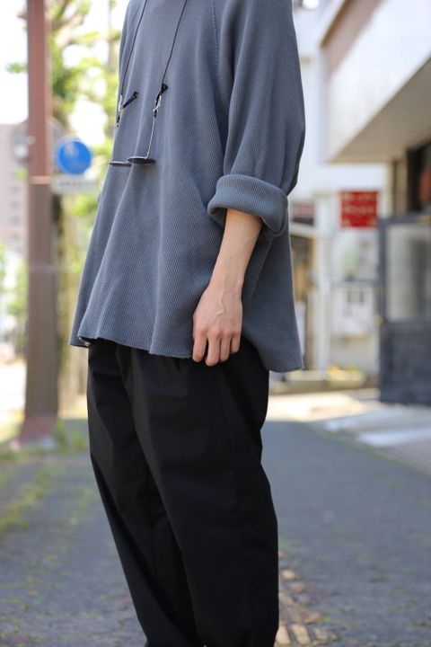 Graphpaper Stretch Typewriter Cook Pants"BLACK" Style.2020.6.2.