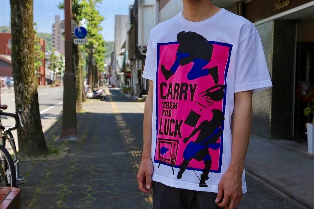 POGGYTHEMAN POGGYTHEMAN HAND-PRINTED T-SHIRTS Style.2020.6.8.