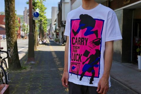 POGGYTHEMAN POGGYTHEMAN HAND-PRINTED T-SHIRTS Style.2020.6.8.