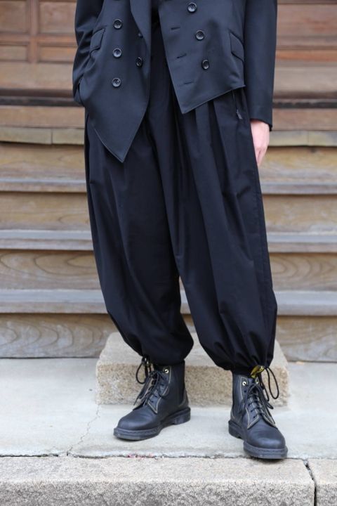yohji yamamoto pour Homme 2020A/W O-BSバルーンP(HR-P09-005)BLACK style.2020.6.19.