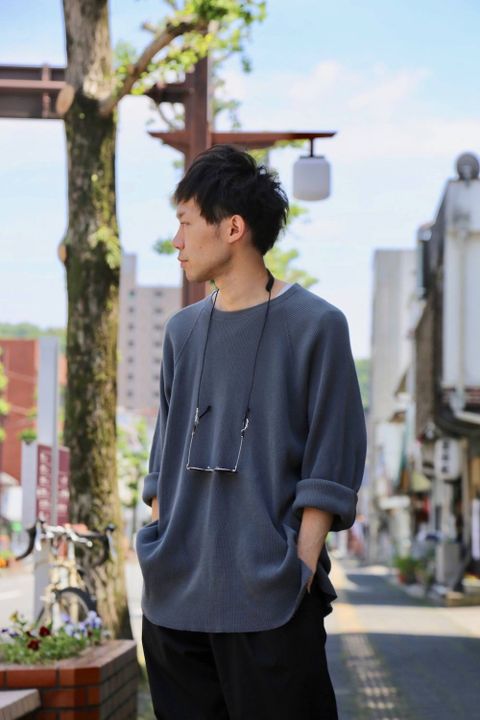 Graphpaper Stretch Typewriter Cook Pants"BLACK" Style.2020.6.2.