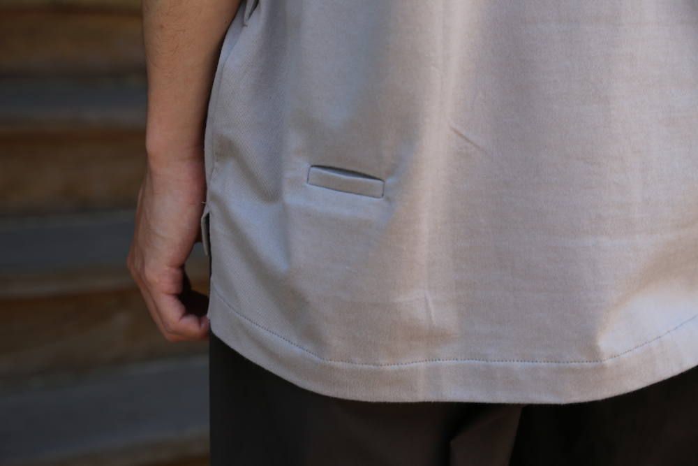 Dulcamara アシンメトリーショートスリーブT"GRAY"Style.2020.6.7.