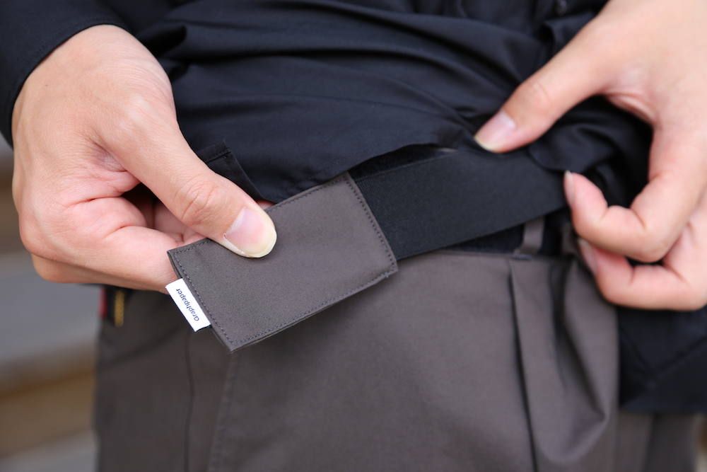 Graphpaper Stretch Typewriter Wide Chef pants"GRAY" Style.2020.6.21.
