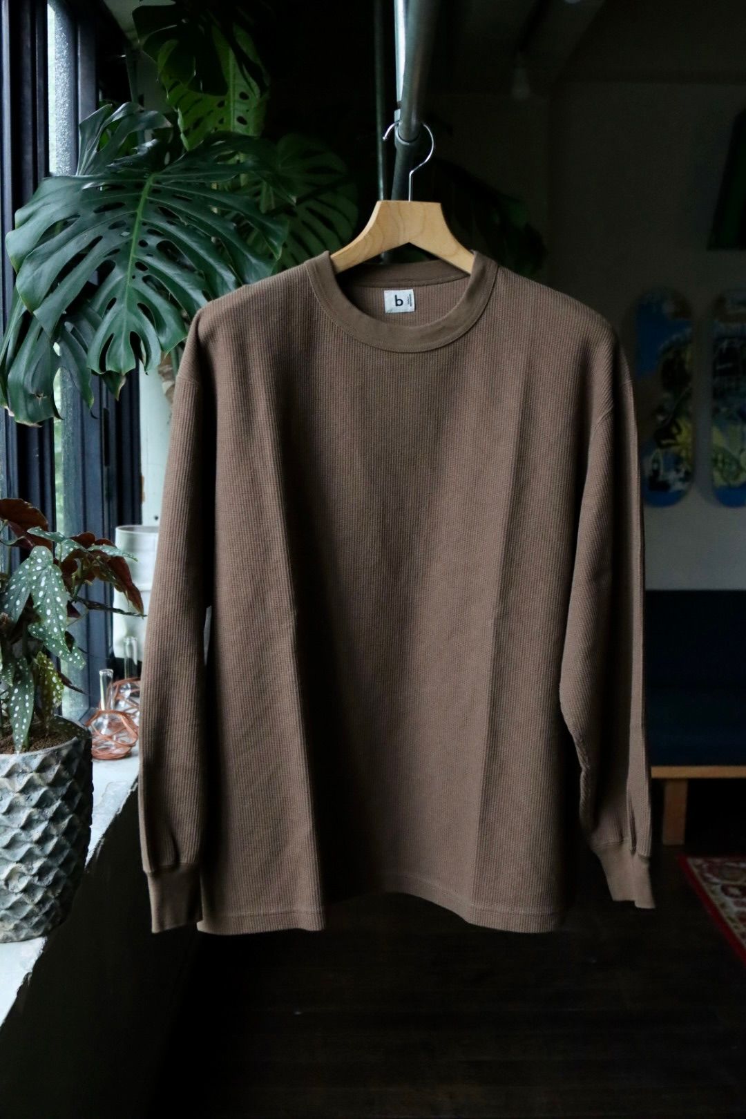 blurhms - ブラームスルーツストック 23FW Rough&Smooth Thermal Clew