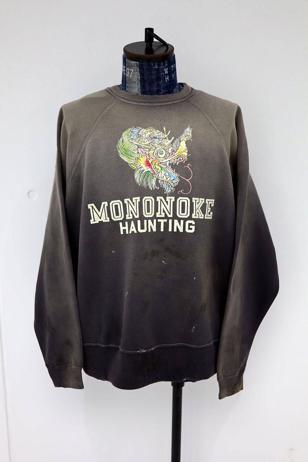 モノノケ・メイド CREW NECK SWEAT_龍 (MT-MK8-0000-013)CHARCOAL☆オンライン4月11日(土)発売！
