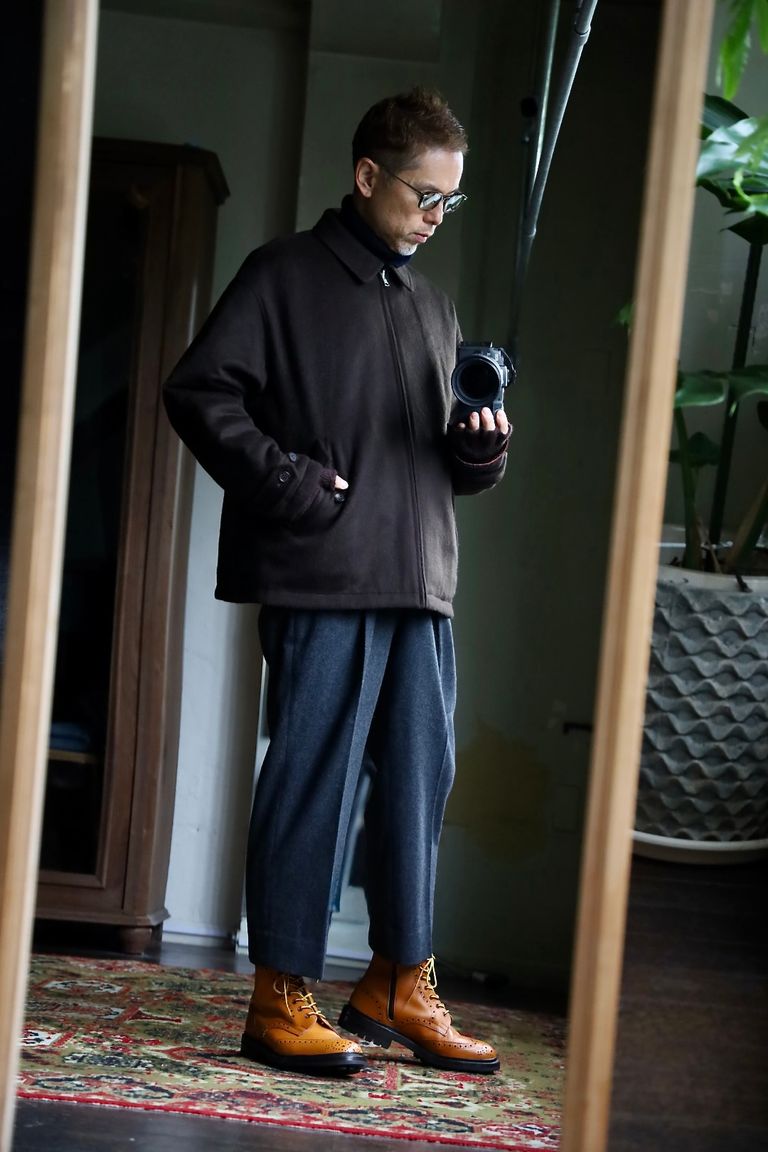 170cm/58kg 着用サイズS.